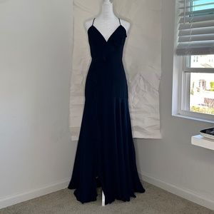 Fame and Partners Maxi Blue Dress